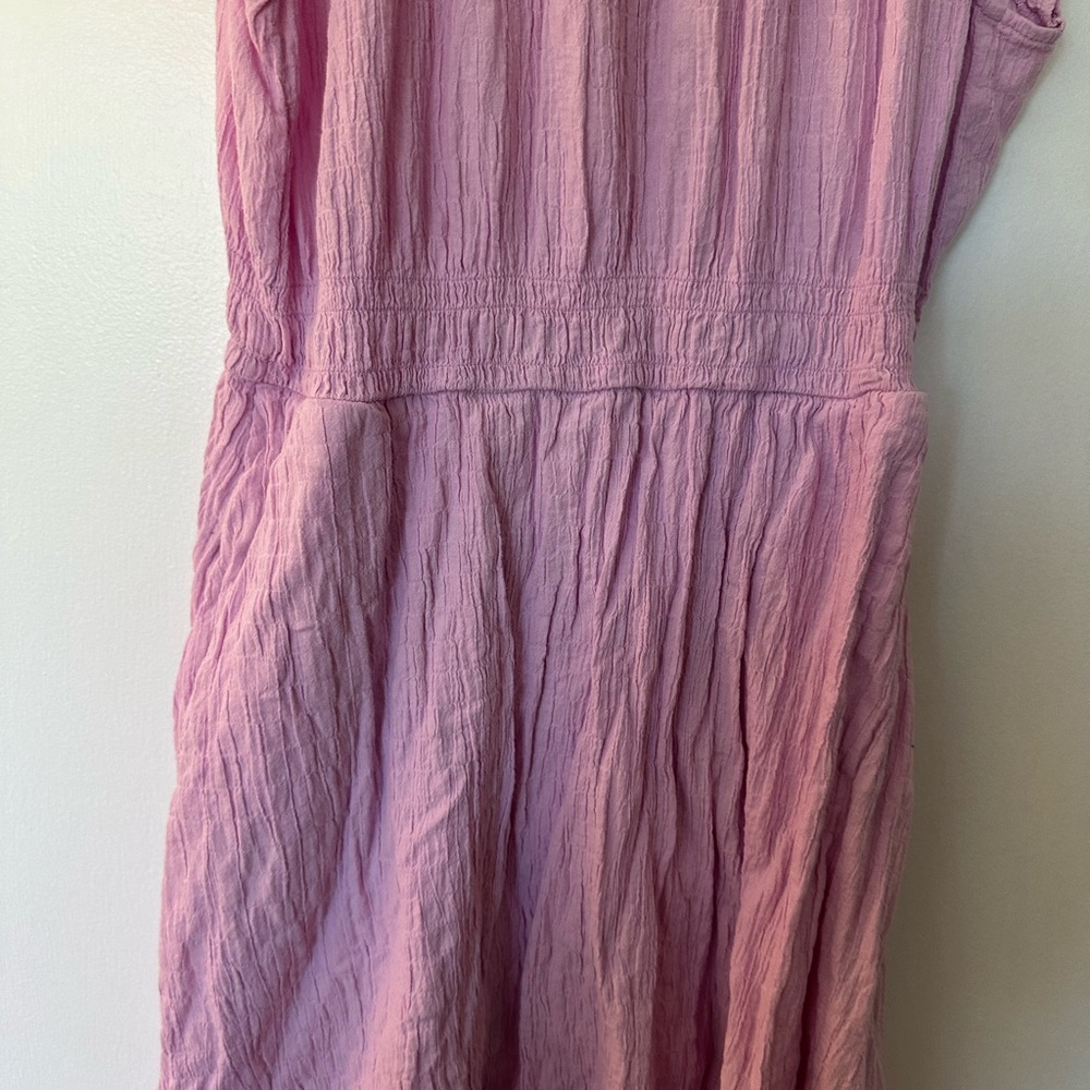 J. Crew Pink Ruffled women’s Dress size xl - Picture 5 of 8